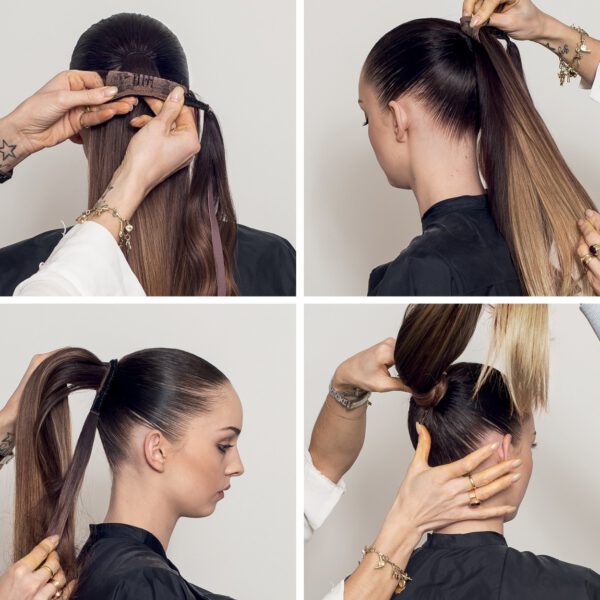 Balmain Ponytail stepbystep